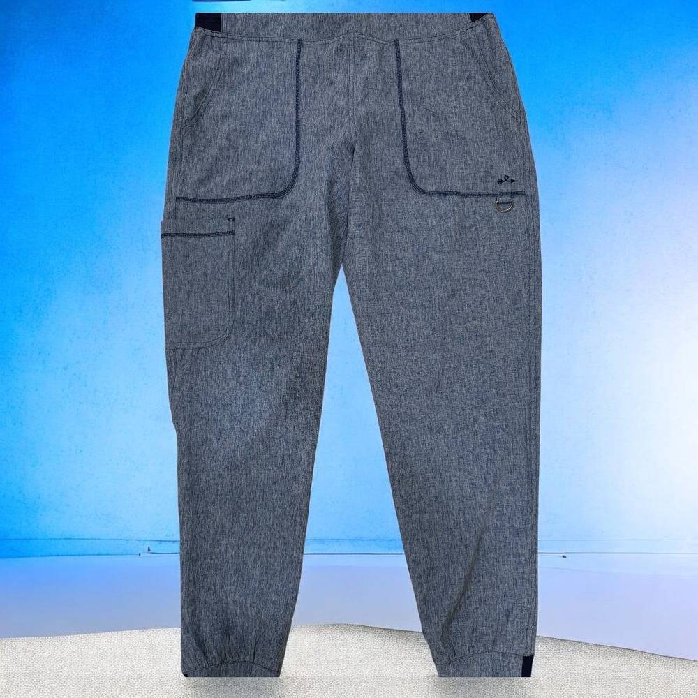 Ava Therese Blue‎ Jogger Pants Medium Oversized Lounge Casual Travel Utility